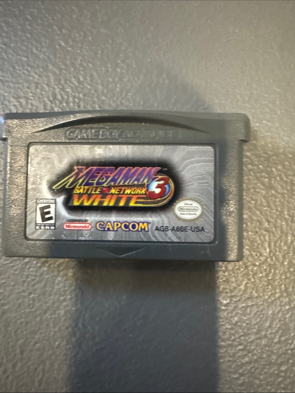 MegaMan Battle Network 3 White Version - Gray Nintendo GameBoy Advance Cartridge